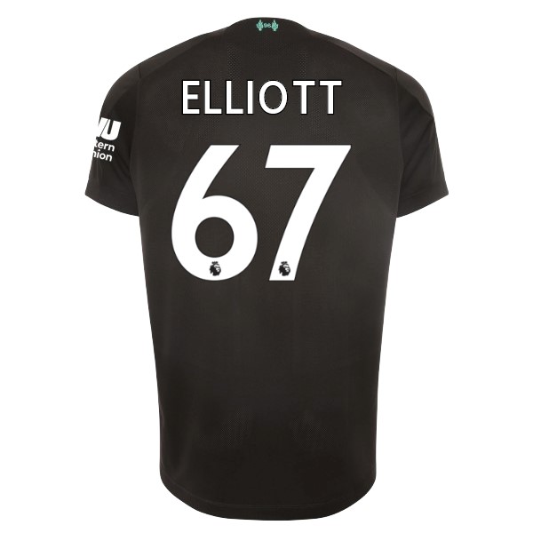 Camiseta Liverpool NO.67 Elliott Replica Tercera Ropa 2019/20 Negro